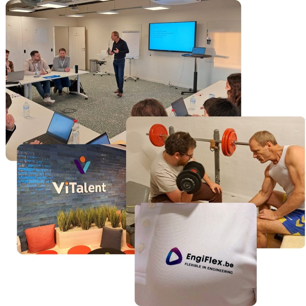 EngiFlex team activities: training sessions with ViTalent and sports events